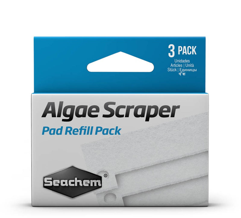 Seachem Algae Scraper Replacement Scrubber 3pk